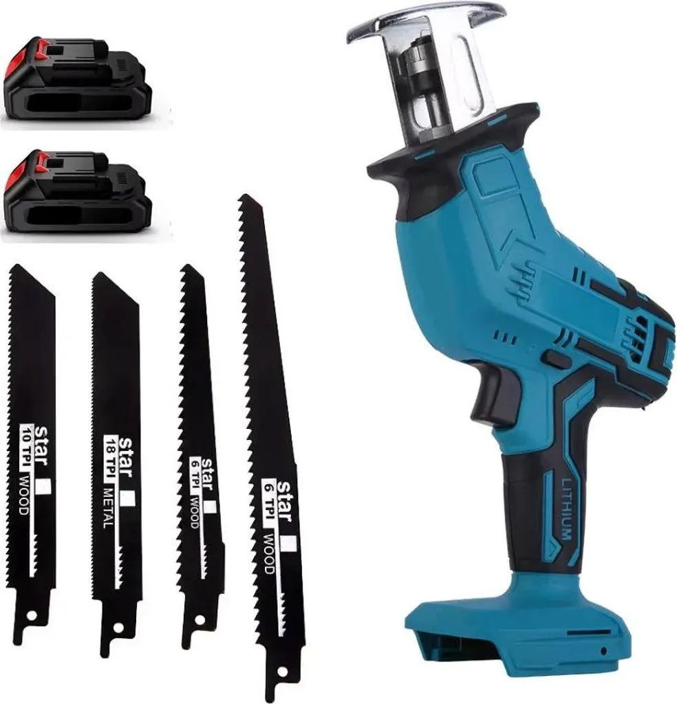 Scie sabre moteur sans balais coupe polyvalente avec duo de batteries