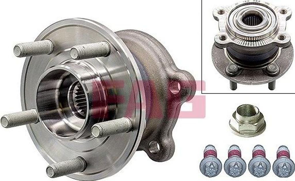 FAG Radlagersatz Hinten für FORD Kuga Mk2 (DM2) 136,5mm 713 6793 30
