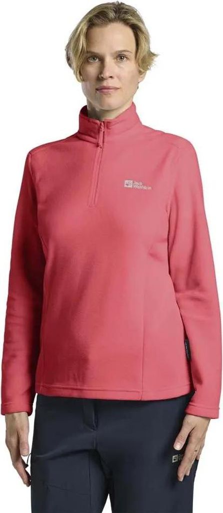Jack Wolfskin Taunus Fleece Mit Halbem Reißverschluss Rosa XS Damen Rosa XS