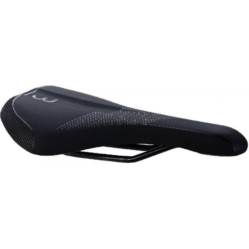 BBB Echo Fahrradsattel für Mountainbikes, 155 mm Breite, Farbe Schwarz