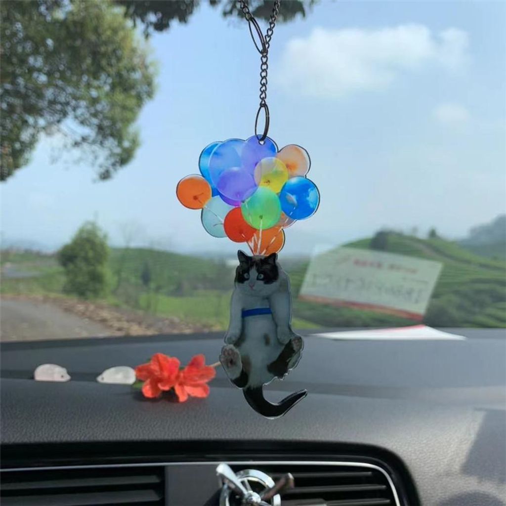 Katze Auto hängende Ornamente,Auto Anhänger Innen,Auto Anhänger