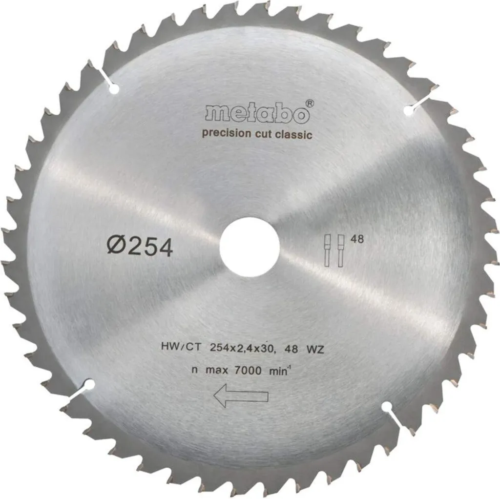 Lama Metabo 305x30 56 WZ -5° Precision Cut Wood Classic 628064000