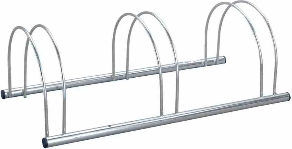 Rangement vélos 3 places anti-chute en acier pour éviter le désordre