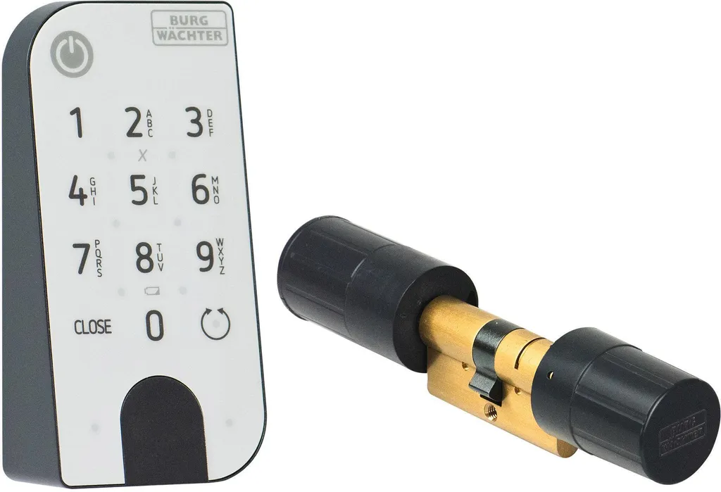 Kit serrure électronique pour porte sans clé Entry Home 5001 PIN gris