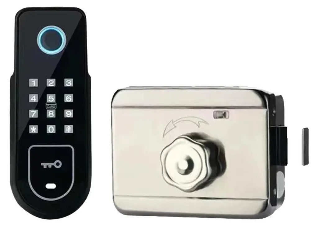 Serrure connectée pour bureau et maison avec accès par empreinte