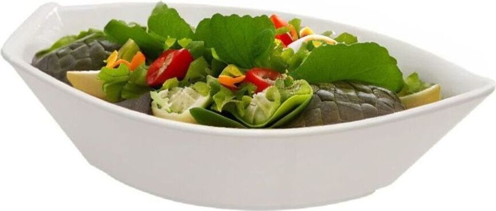 Servier schale Salat Antipasti Brot Obst Dessert Speise Käse Wurst Nudel Melamin