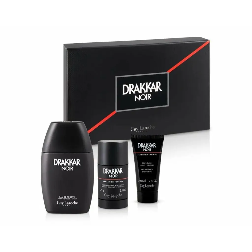 Drakkar Noir Coffret Parfum pour Homme Guy Laroche Eau de Toilette 100ml