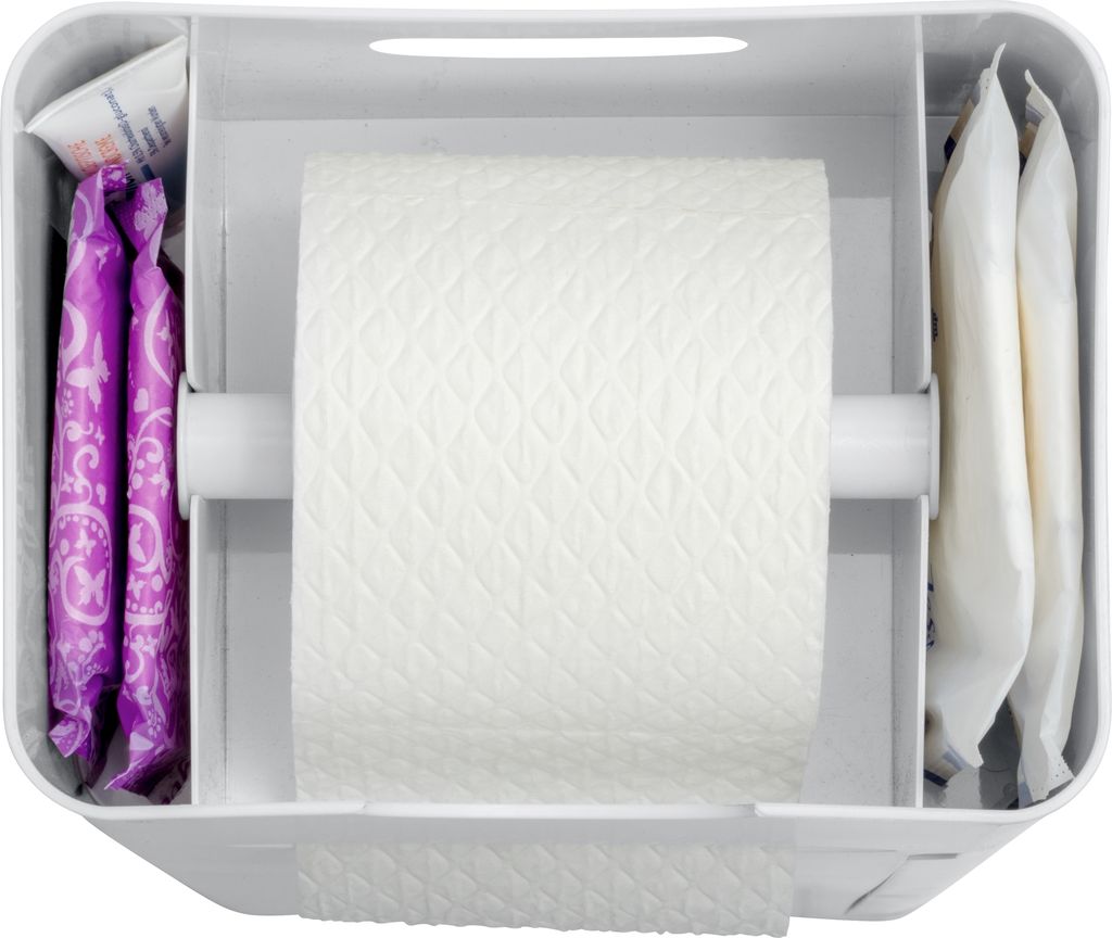 WENKO WC-Garnitur Imon weiß Kunststoff Produktbild 11