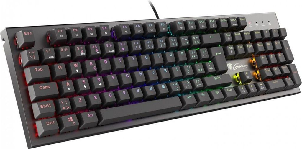 Gaming Tastatur Genesis NKG-1818 Schwarz Qwerty Spanisch Qwerty Portugiesisch
