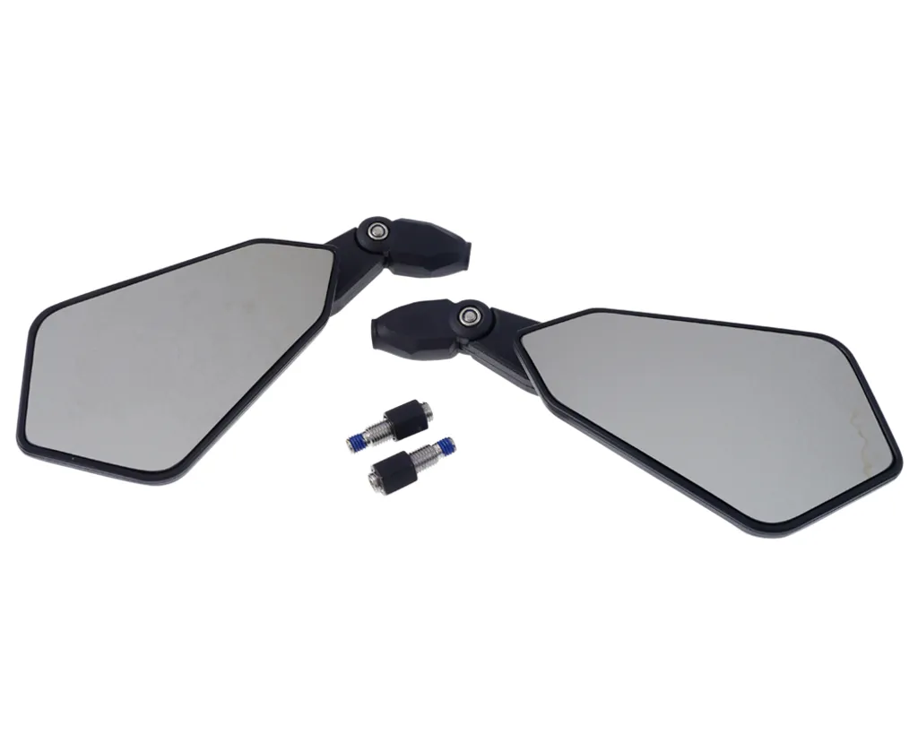 Miroir d'appoint SHIN YO réglable et robuste en kit de deux unités - 4
