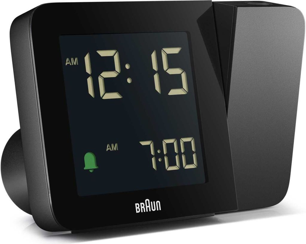 Braun BC 015 B-DCF Funk Projektionswecker schwarz Produktbild 2