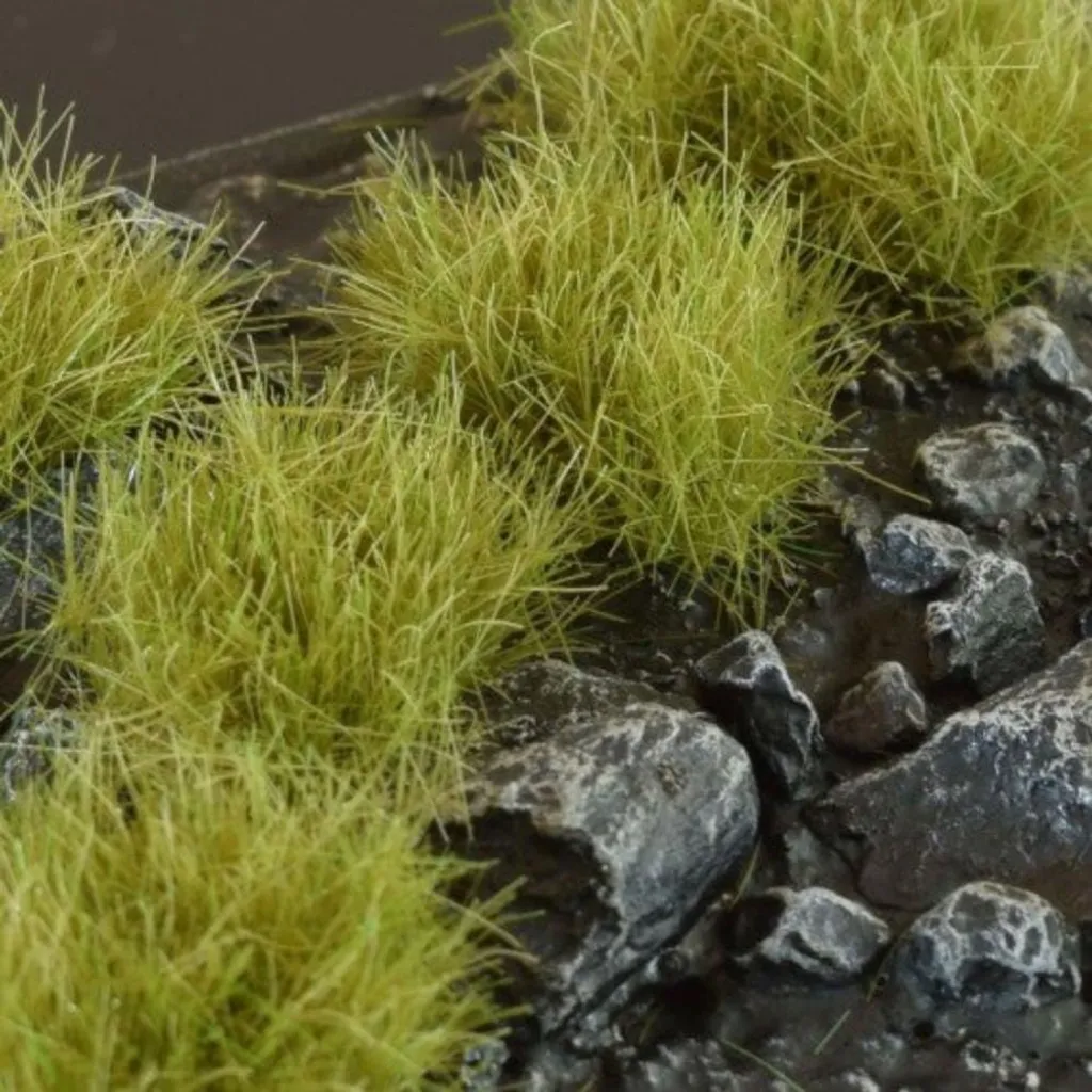 Touffes d'herbe 12mm Dry Green XL Sauvage - Relief 3D Gamers Grass