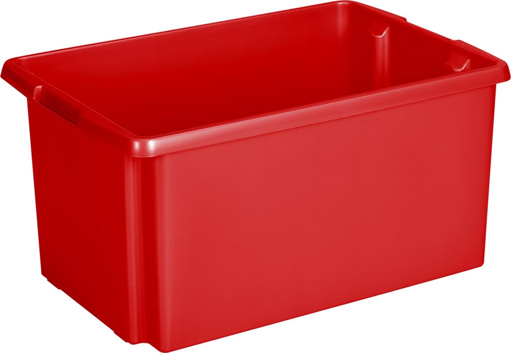 Sunware Aufbewahrungsbox - Kunststoff - 51L - rot - 59 x 39 x 29 cm