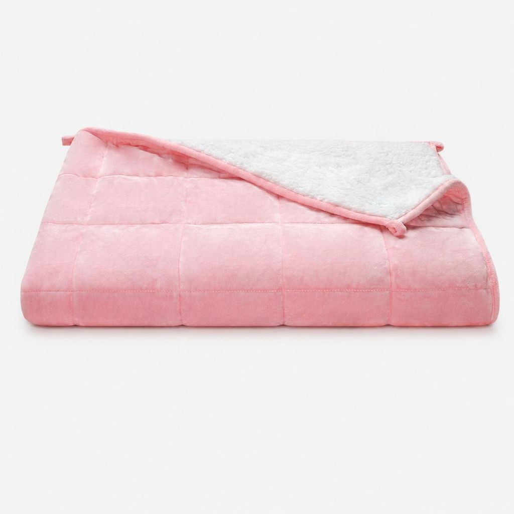 Gewichtsdecke für Erwachsene aus flauschigem Fleece, Produktbild 