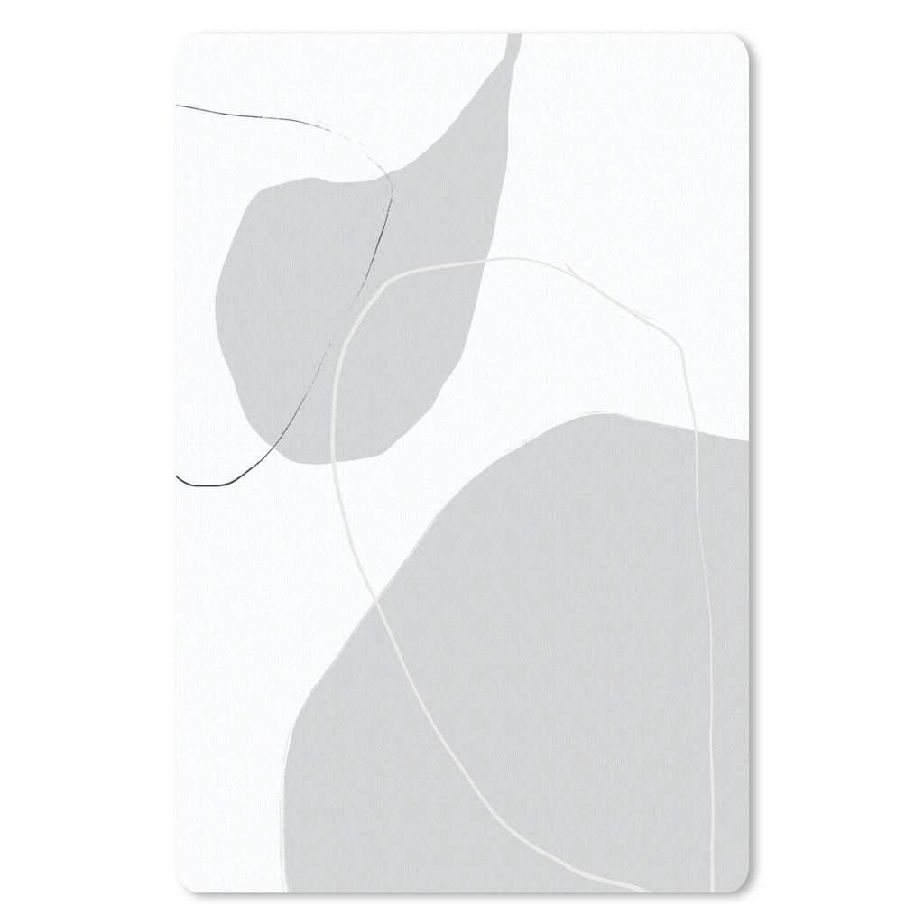 MuchoWow Mauspad Mousepad Pastell - Abstrakt - Design 18x27 cm - Mousepads - Maus Mat - Pad - Mausunterlage
