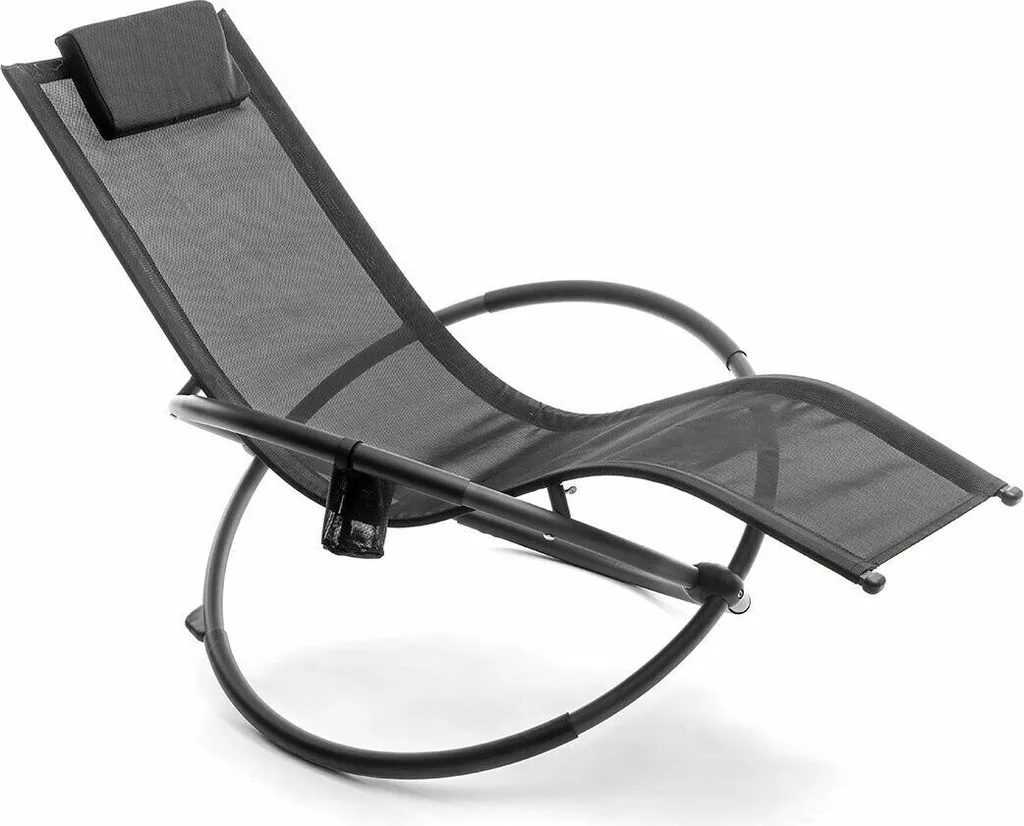 Transat à bascule orbital pliable Rockorb pour terrasse et piscine