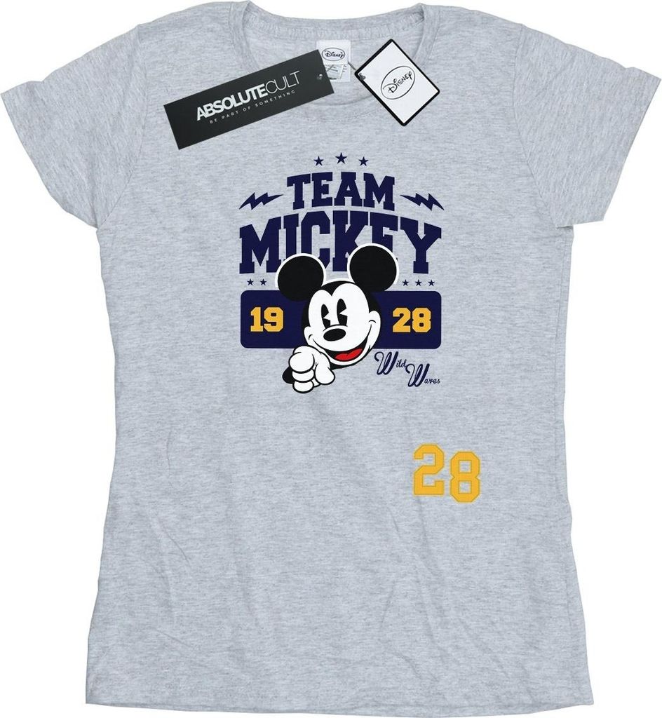 Disney - "Team Mickey" T-Shirt für Damen BI31552 (XL) (Grau)