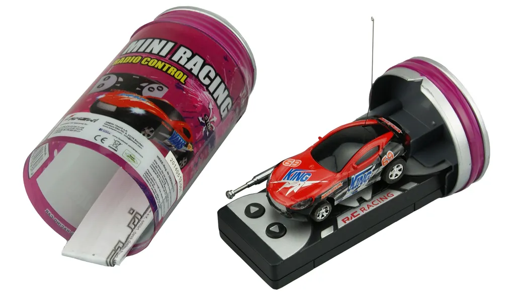 Amewi Mini Racing Car en Dose - Voiture Télécommandée de Course RC