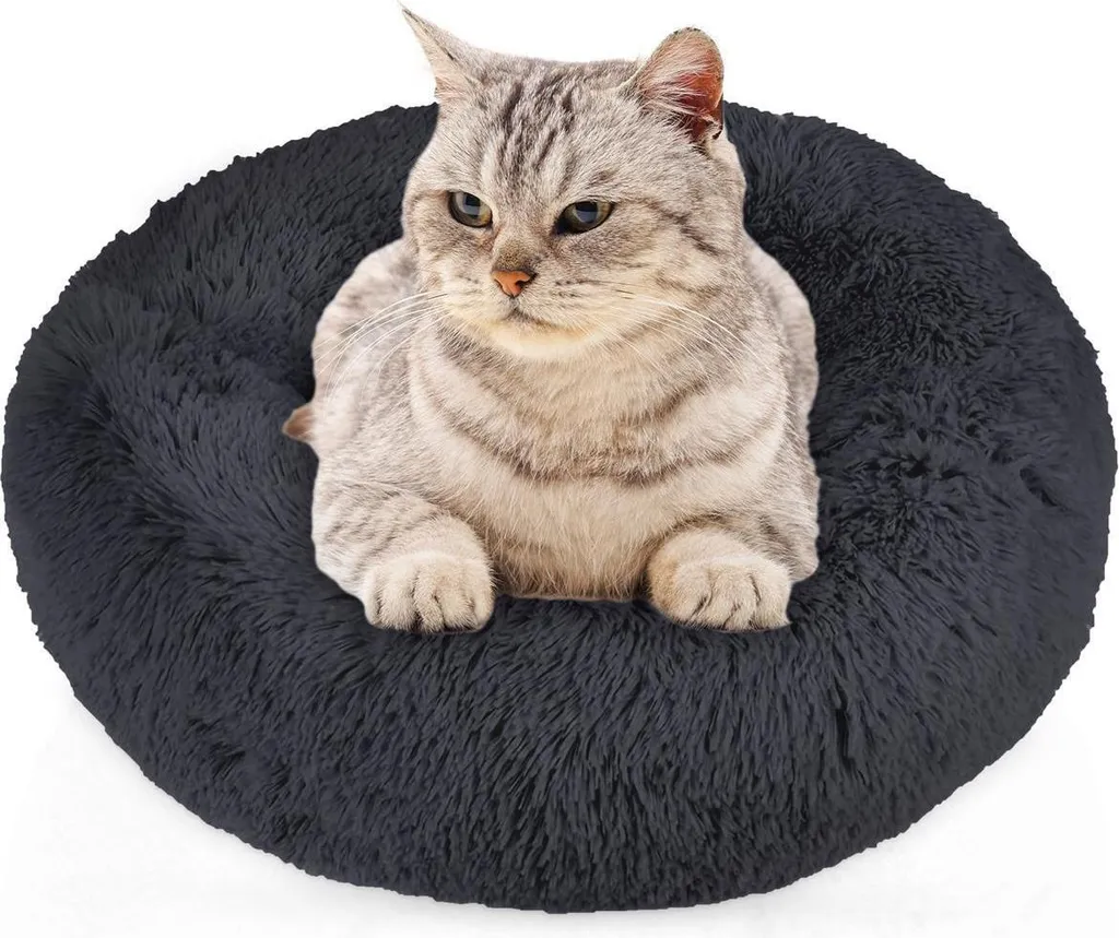 Intirilife Cuccia Nuvola 80cm - Il Divano Peluche che il tuo Gatto ti Invidierà - 2