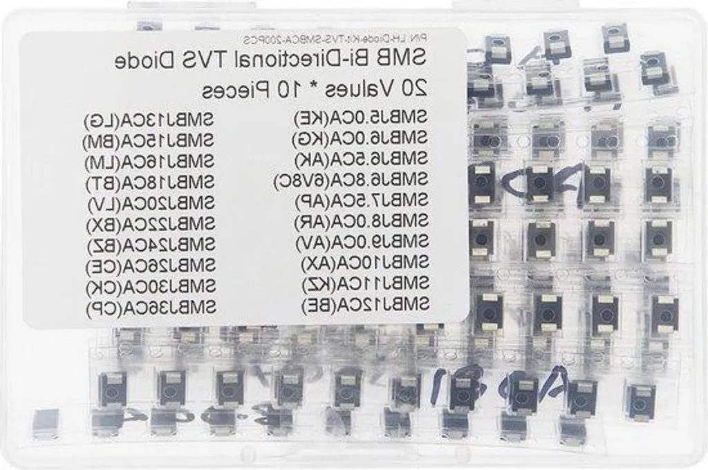 Composant Diode TVS de Protection 600 Watts CMS pour Circuit Lot 10