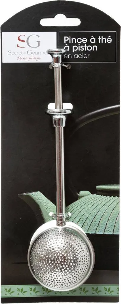 Boule à thé réutilisable en inox pour infusion de plantes et tisanes