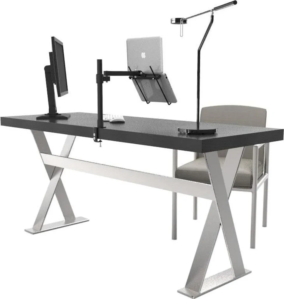 Support de table pour PC portable en aluminium à hauteur variable - 5