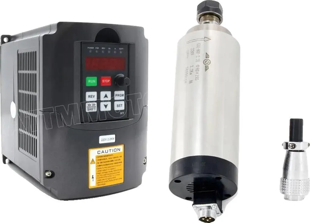 Broche CNC 2.2kW anti-vibration refroidissement air usinage précis