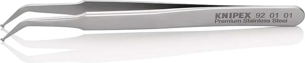 KNIPEX 92 01 01 Pincette de précision CMS Lisse 115 mm pour l'électronique
