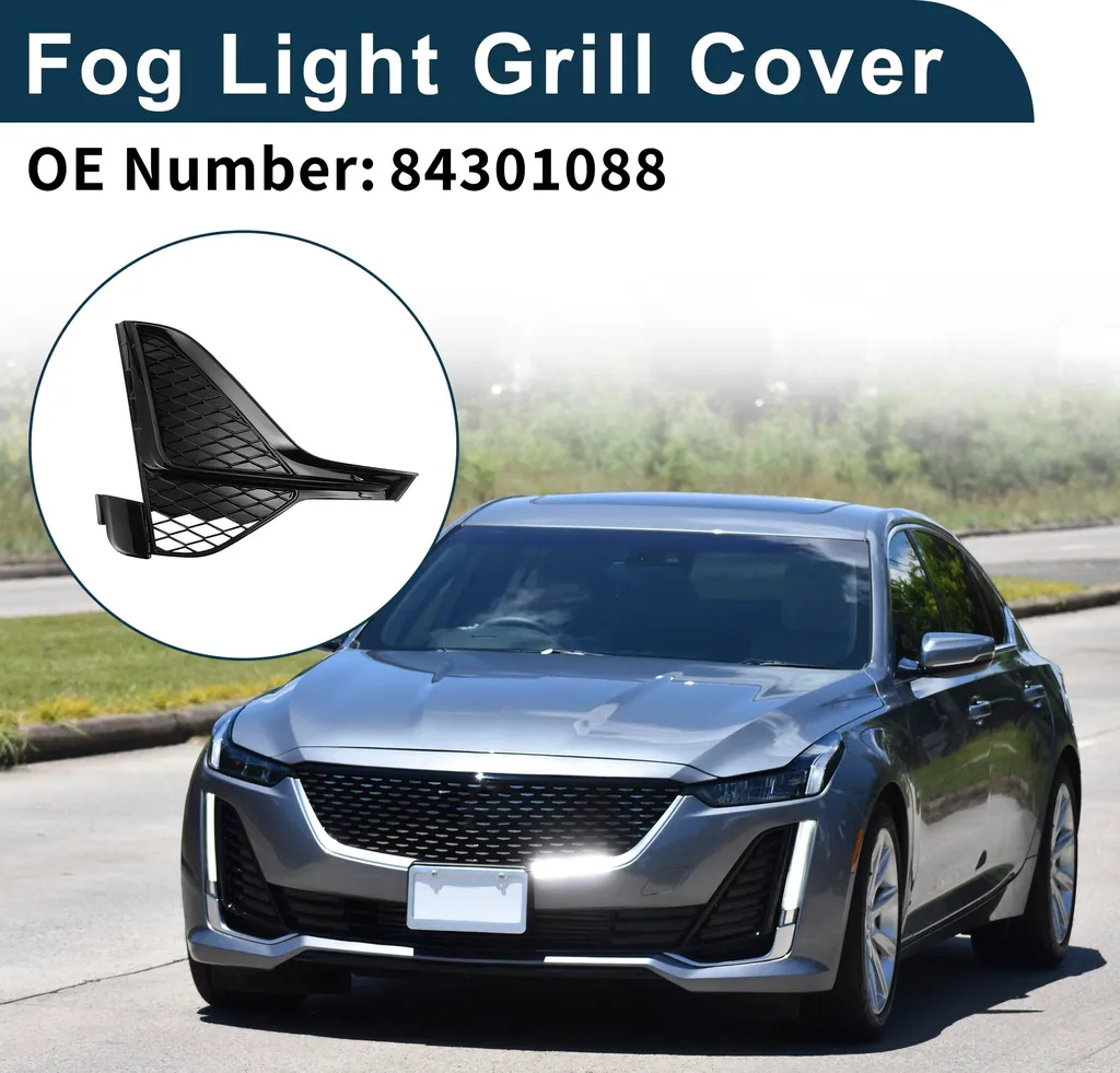 Grille de Feux de Brouillard pour Cadillac CT5-V 2020-2023 Noir 84301088