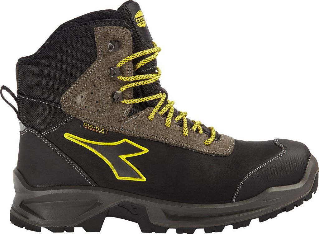 Diadora Sicherheitsstiefel Sport Diatex HIGH C2815 S7S black/steel gray, nach EN ISO 20345:2022 S7S FO CI SR Größe 44