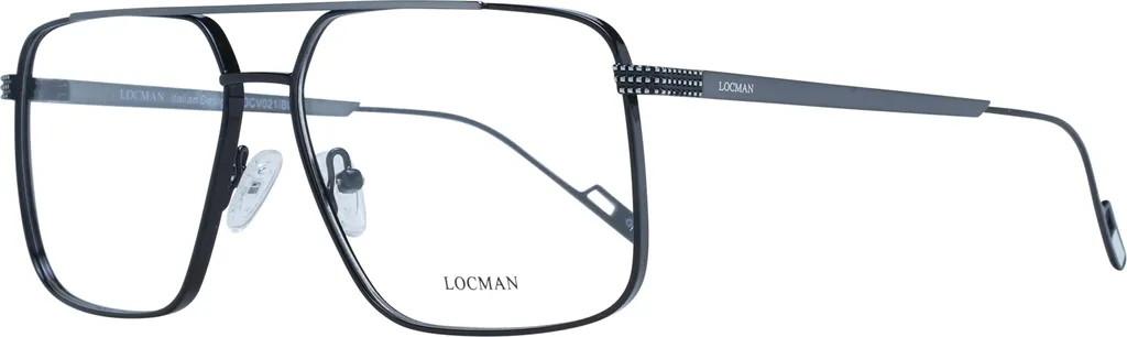 Locman Brille Modell LOCV021 58BLK - Lunettes de vue noires élégantes