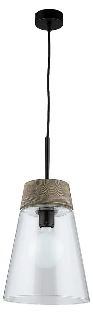Luminaire Suspendu en Verre Noir Domino Jupiter pour Éclairage Design