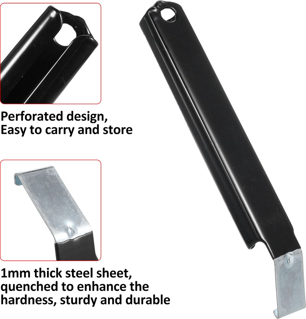 2 Pack Vinyl Siding Removal Tool for Installation and Repair Extra Long Non-Slip Grip Handle Easy Removal of Vinyl Sidings Without Damaging Siding ...