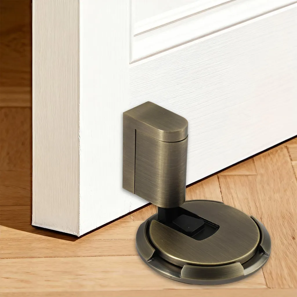 Arrêt de porte mécanique avec clé : la solution anti-choc murale idéale