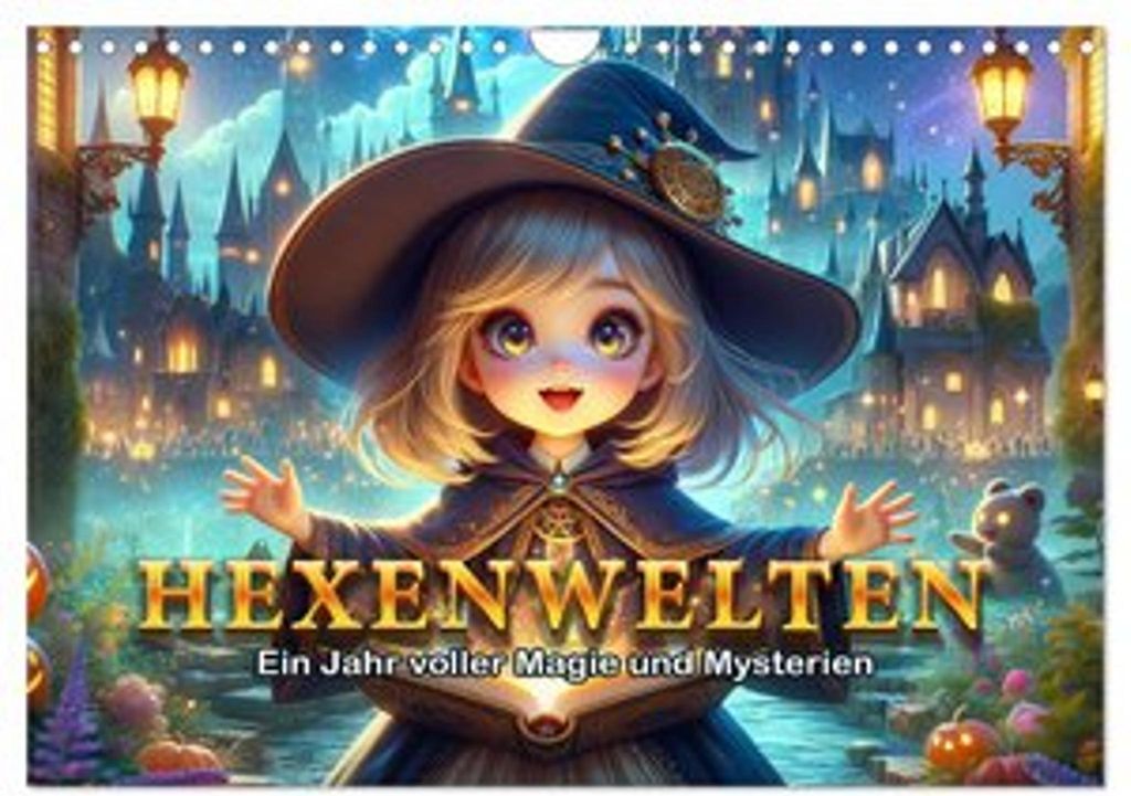 Hexenwelten: Ein Jahr voller Magie und Mysterien (Wandkalender 2026 DIN A4 quer), CALVENDO Monatskalender