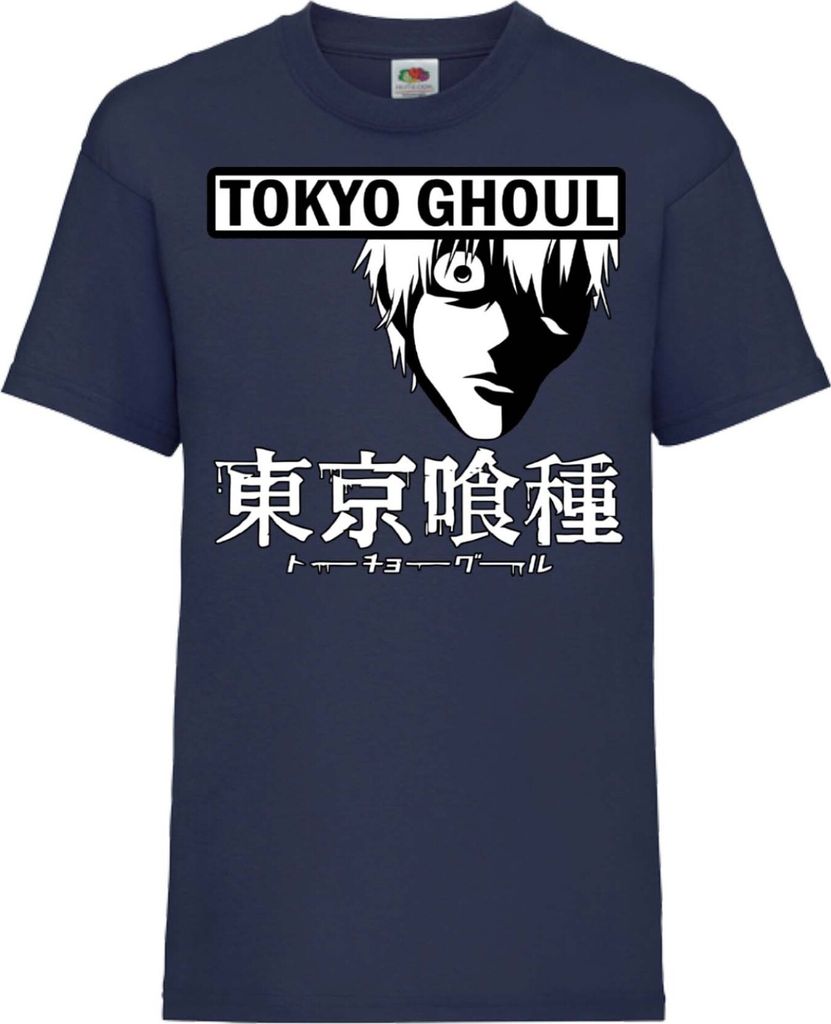 Kinder T-Shirt Tokyo Ghoul 02 Ghoul, 12-13 Jahr - 152 / Dunkelblau