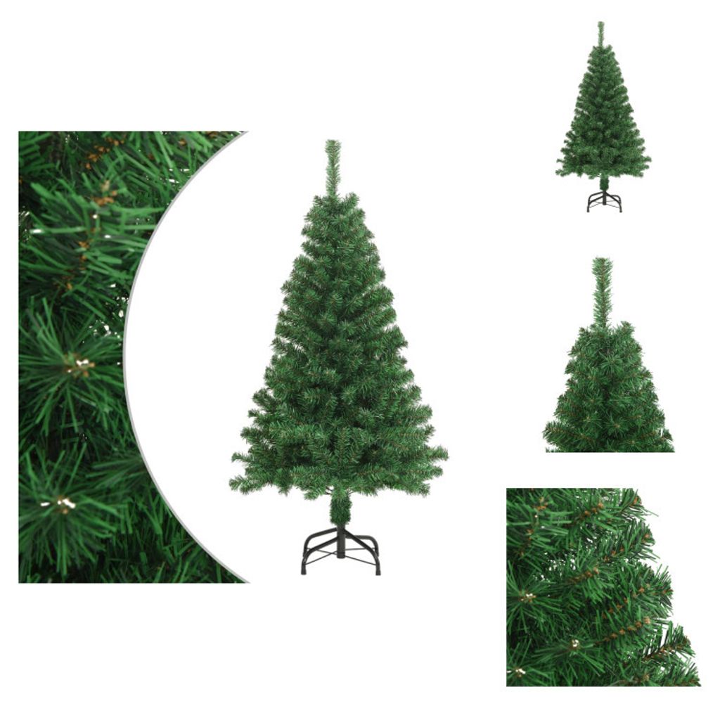 vidaXL Künstlicher Weihnachtsbaum mit Dicken Zweigen Grün 150 cm PVC - Weihnachtsbäume