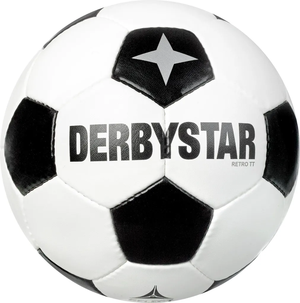 Ballon DERBYSTAR Retro TT v21 taille 5 : robustesse et forme durable