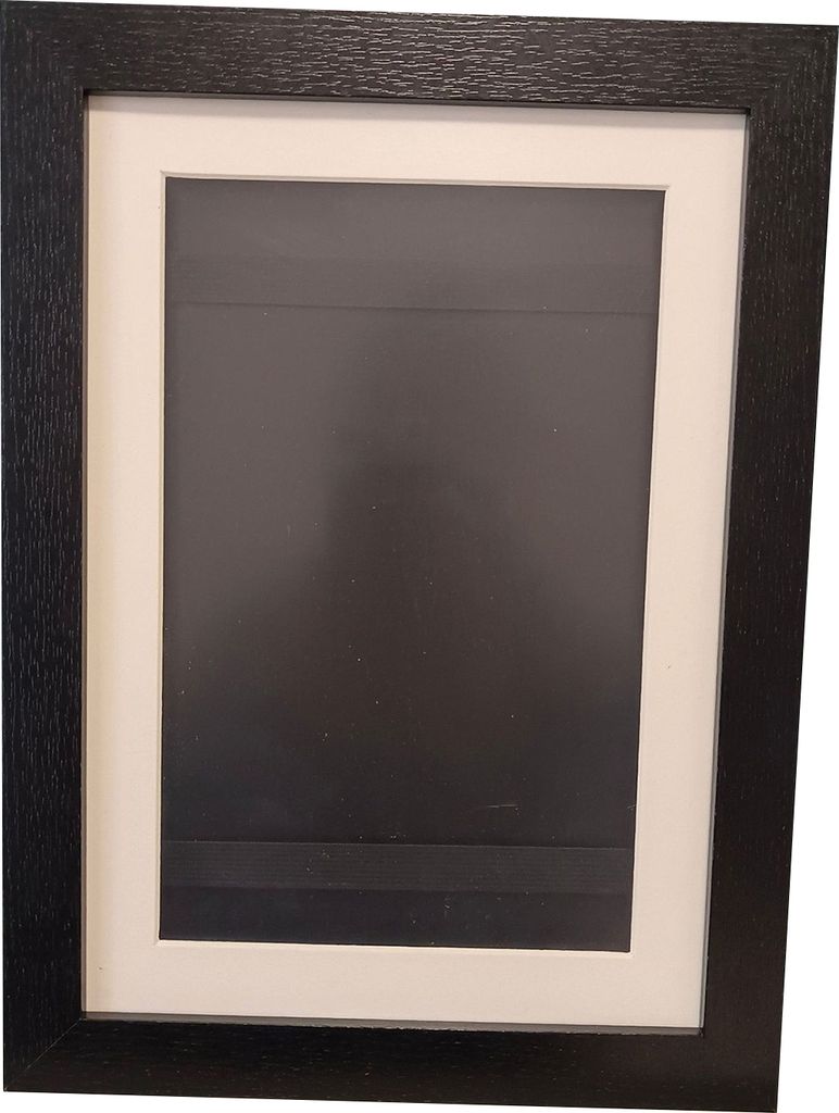 Kids Art Frame Front Öffnung Veränderbarer Holzmagnetsiegel Bild Foto Display Aufbewahrungsrahmen Haushaltsvorräte-Schwarz
