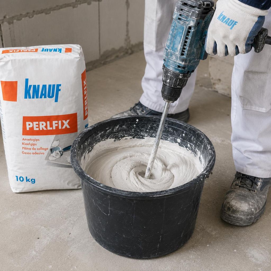 KNAUF PERLFIX pleister, 30 kg Productafbeelding 