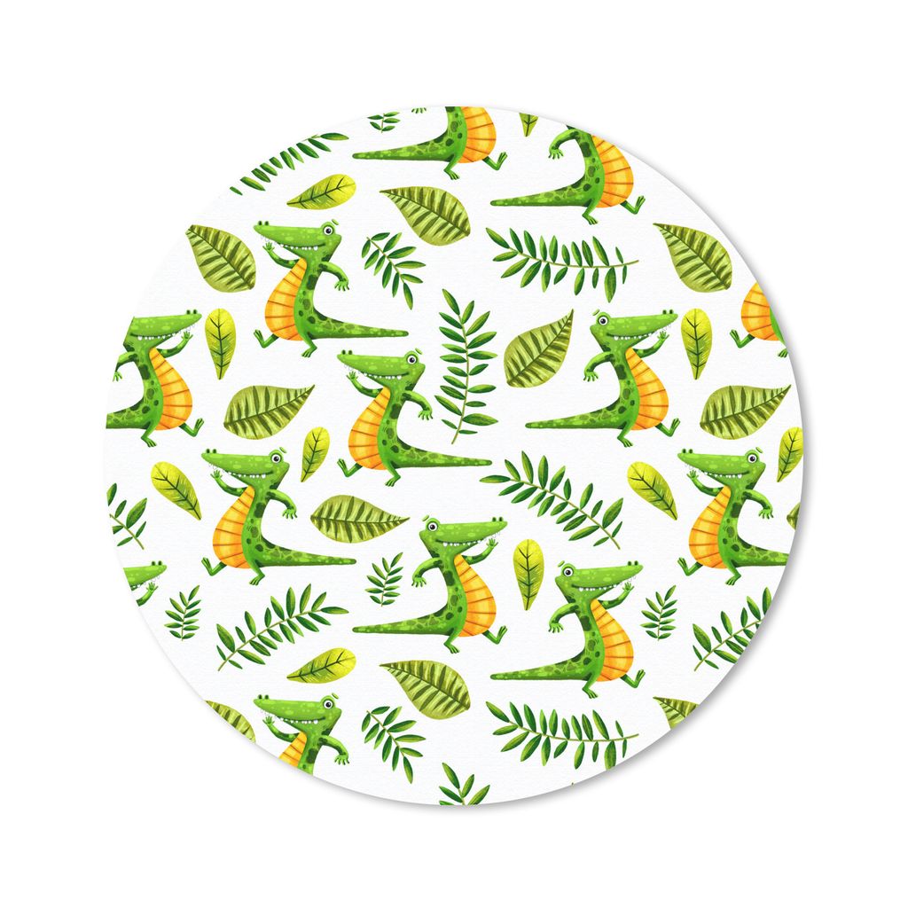 MuchoWow® Mauspad Mousepad Krokodil - Dschungel - Kinder Produktbild 