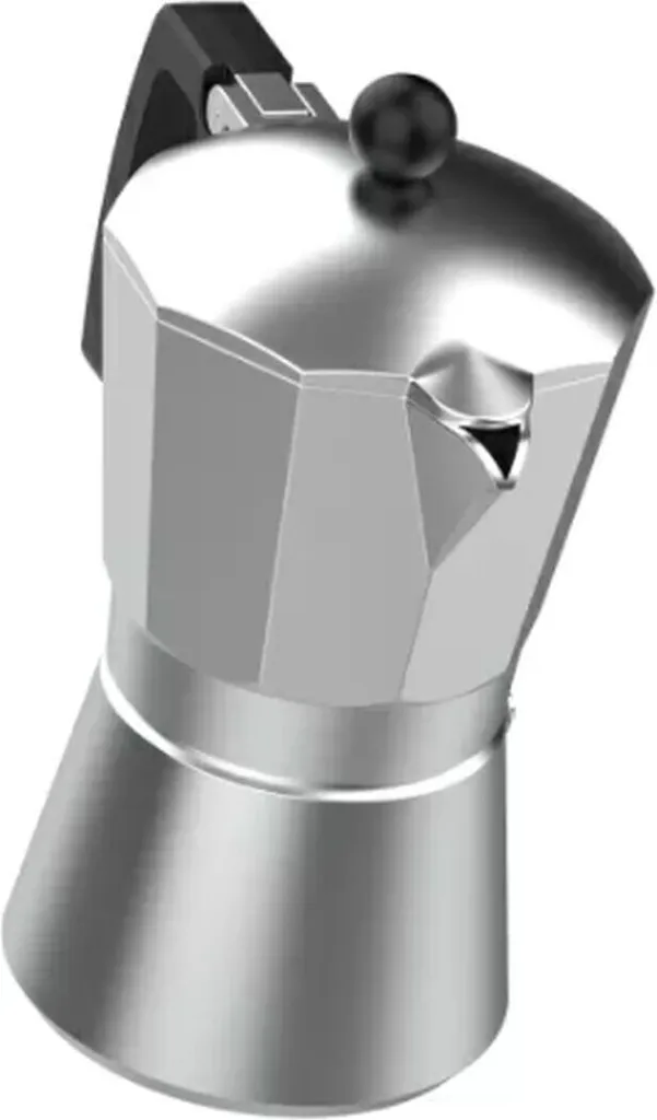 Moka Taurus 3 Tazze KCP9003 Argento - Caffettiera Alluminio Certificato
