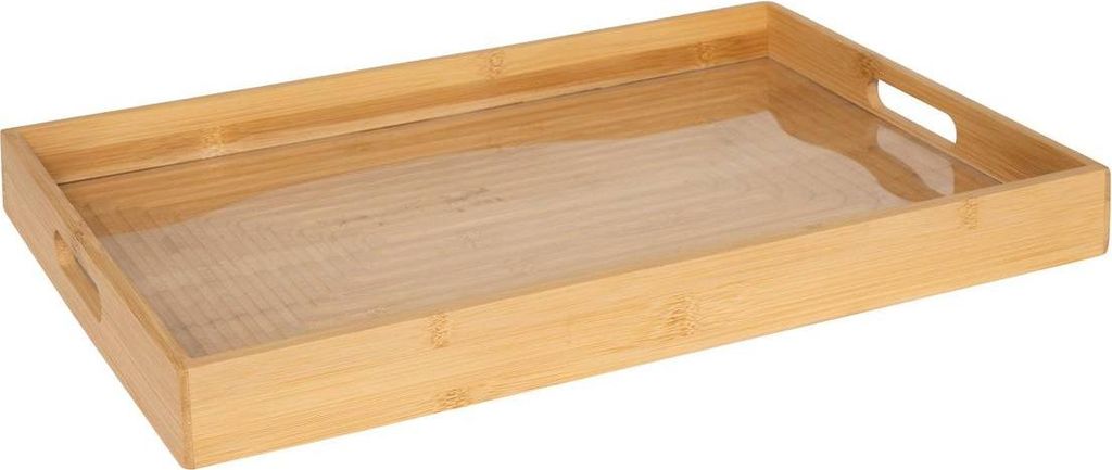Tablett mit griffen aus bambus 46x30cm - 5 five simply smart