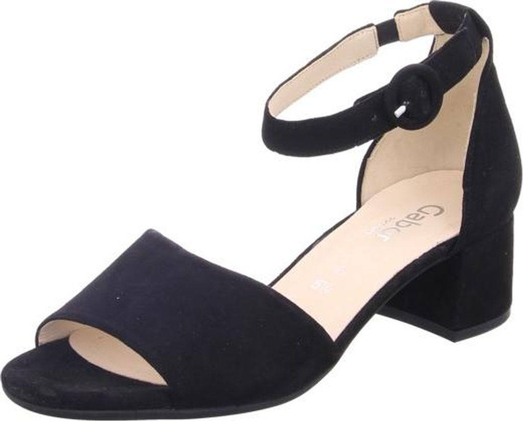 Gabor (0) Riemchensandaletten Damen 31373838393234 Schwarz 38 EU