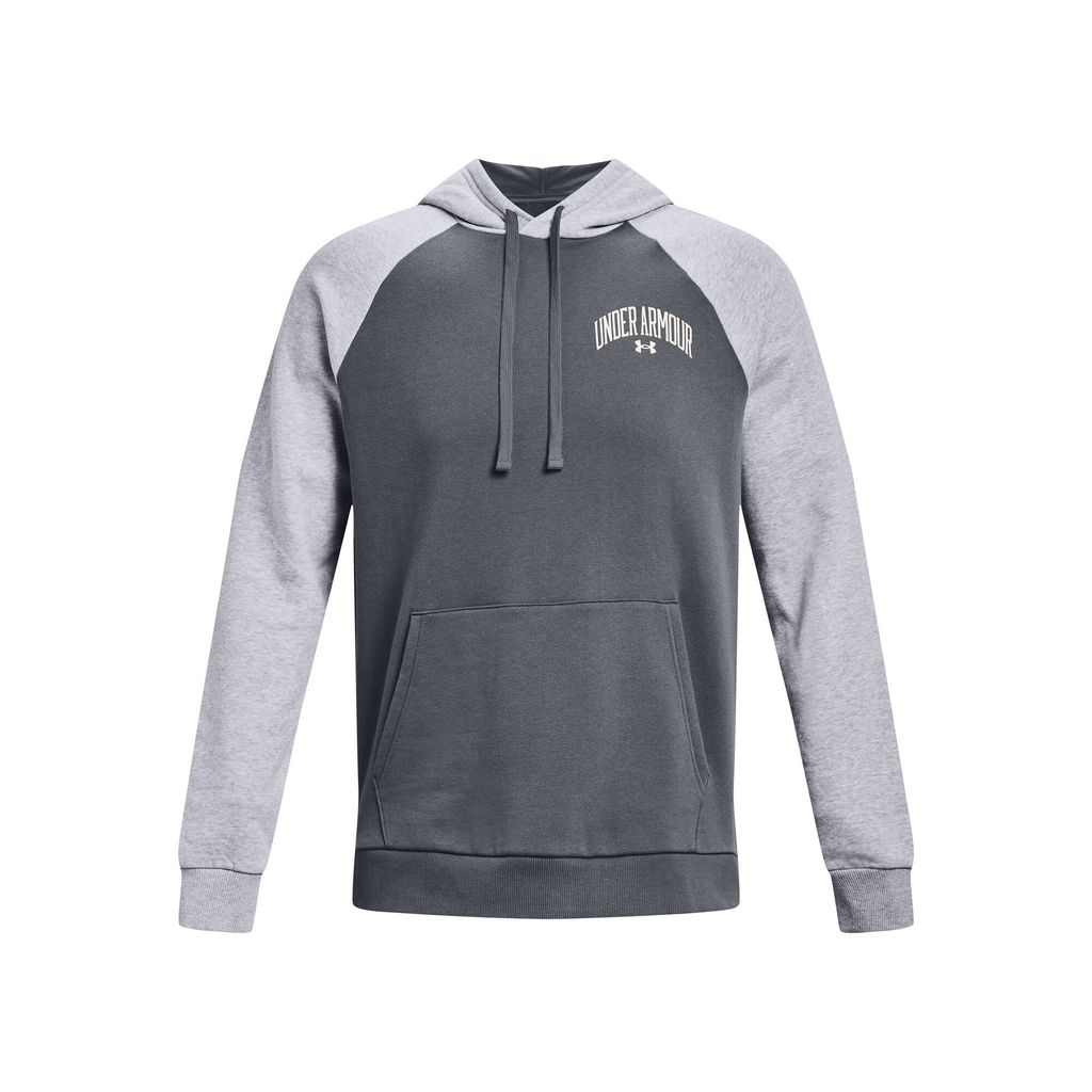 Under Armour Rival Wordmark Colorblock Hoodie - Gr. XXL