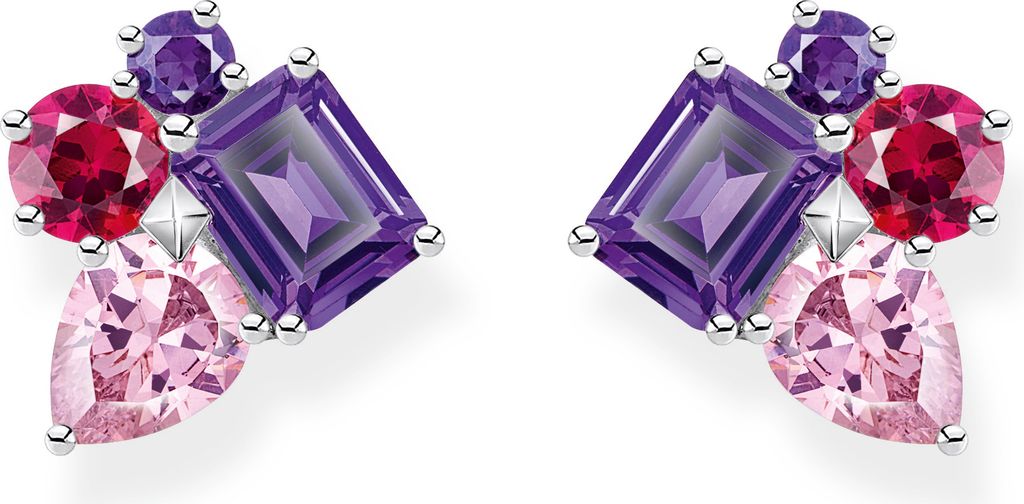 Ohrstecker mit 4 aufwendigen Zirkonia Steinen - Thomas Sabo Produktbild 