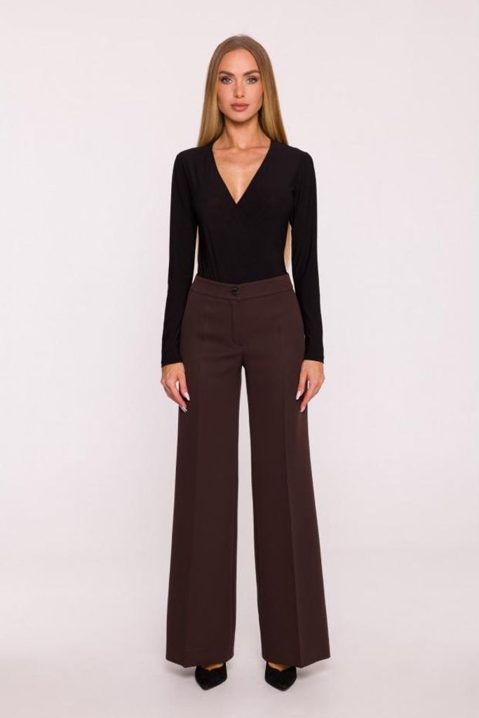 Made of Emotion Weite Damenhose Afellee M875 braun XXL