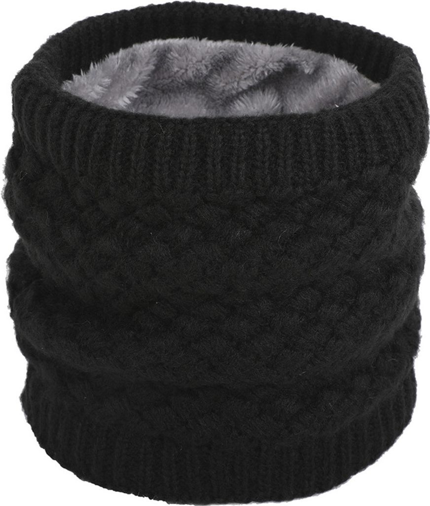 Frauen Mann Mode Soft Thermal Wollgarn Kragen Winter Kreis Produktbild 