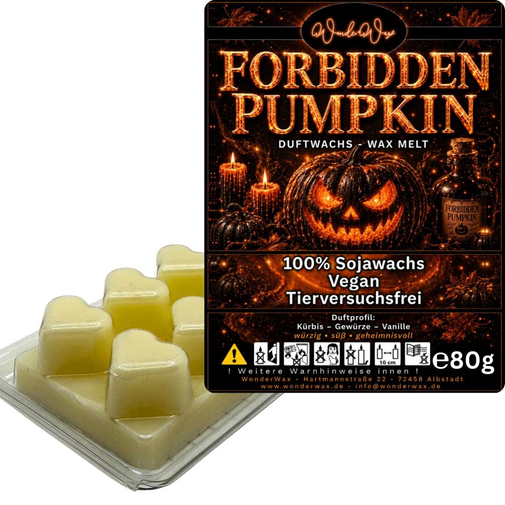 WonderWax Duftwachs Wax Melts für Duftlampe, 6 Herzen Duftmelt Wachsmelt Sojawachs Duftwachs Würfel für Raumdüfte, Wachs Duftöl Winter Indoor ...