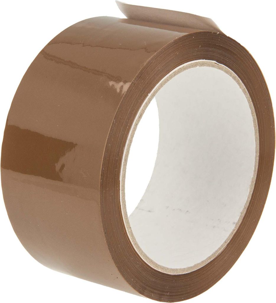 tecuro PREMIUM Acrylat-Paketklebeband PP31, braun, 50 mm x Produktbild 